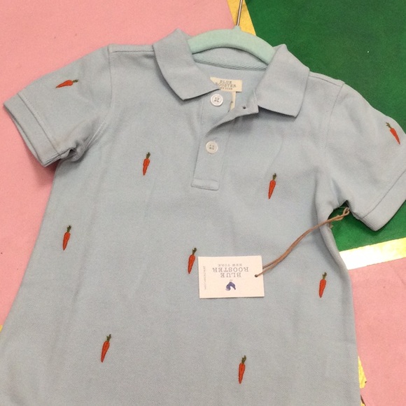 NWT BLUE ROOSTER ALEC JUMPER WITH CARROT EMBROIDERY - Picture 2 of 2